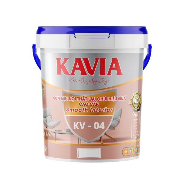 Sơn mịn nội thất lau chùi hiệu quả cao cấp