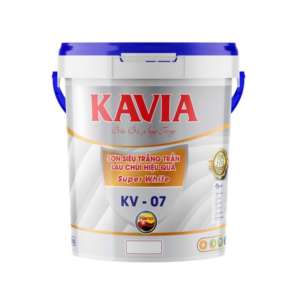 Sơn siêu trắng trần lau chùi hiệu quả